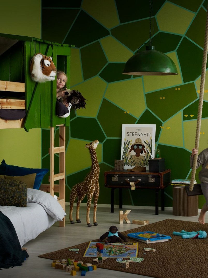 Vaiko kambario dažymo ir dekoravimo galimybės