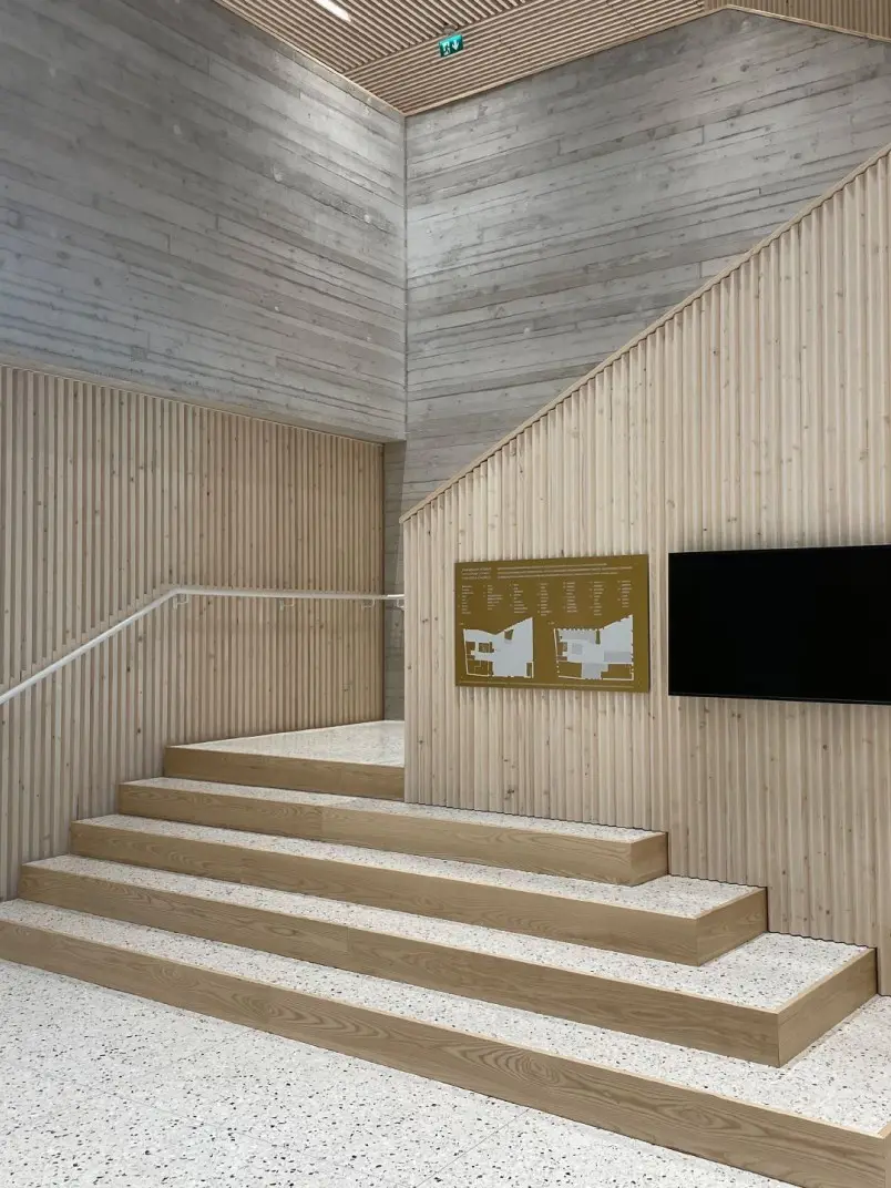 Interior wooden boards