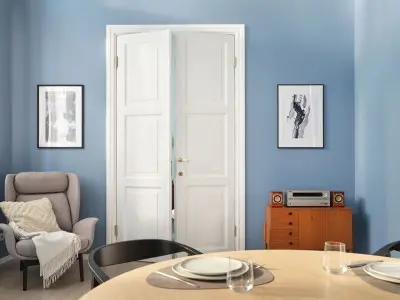 light blue colour living room 