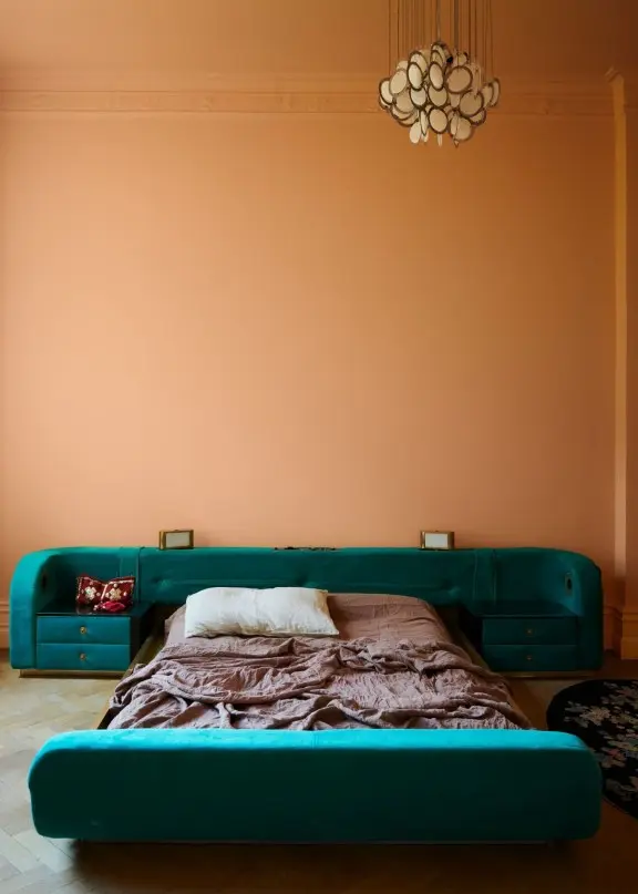 bold colour in interior