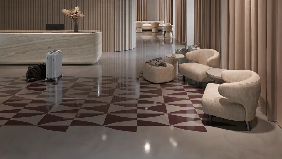 Lipdukų ir blizgios dangos efektas