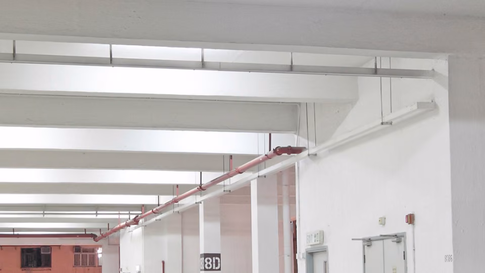 Automobilių stovėjimo aikštelės lubos