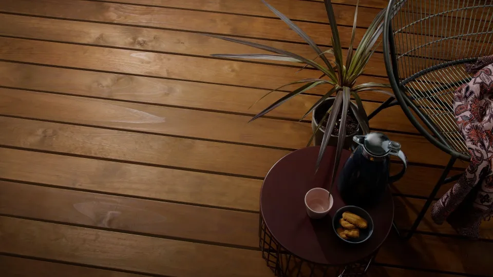 Rudas aliejus terasai