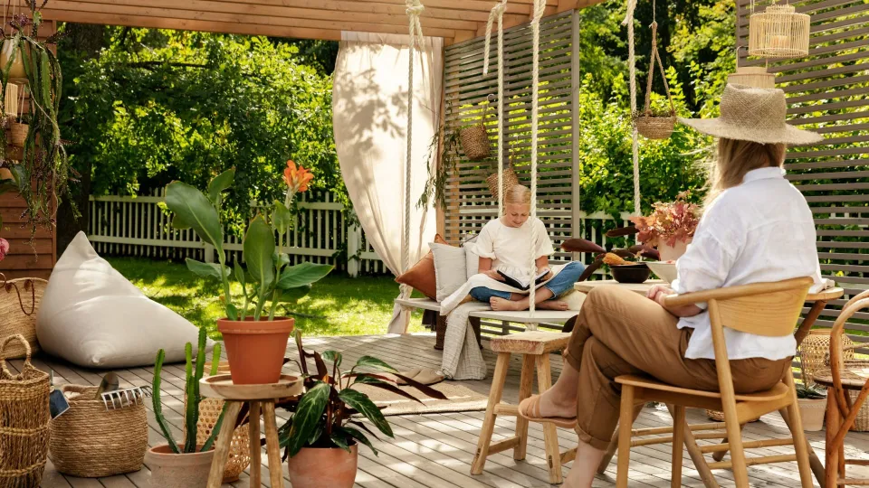 terasa ir lauko baldai