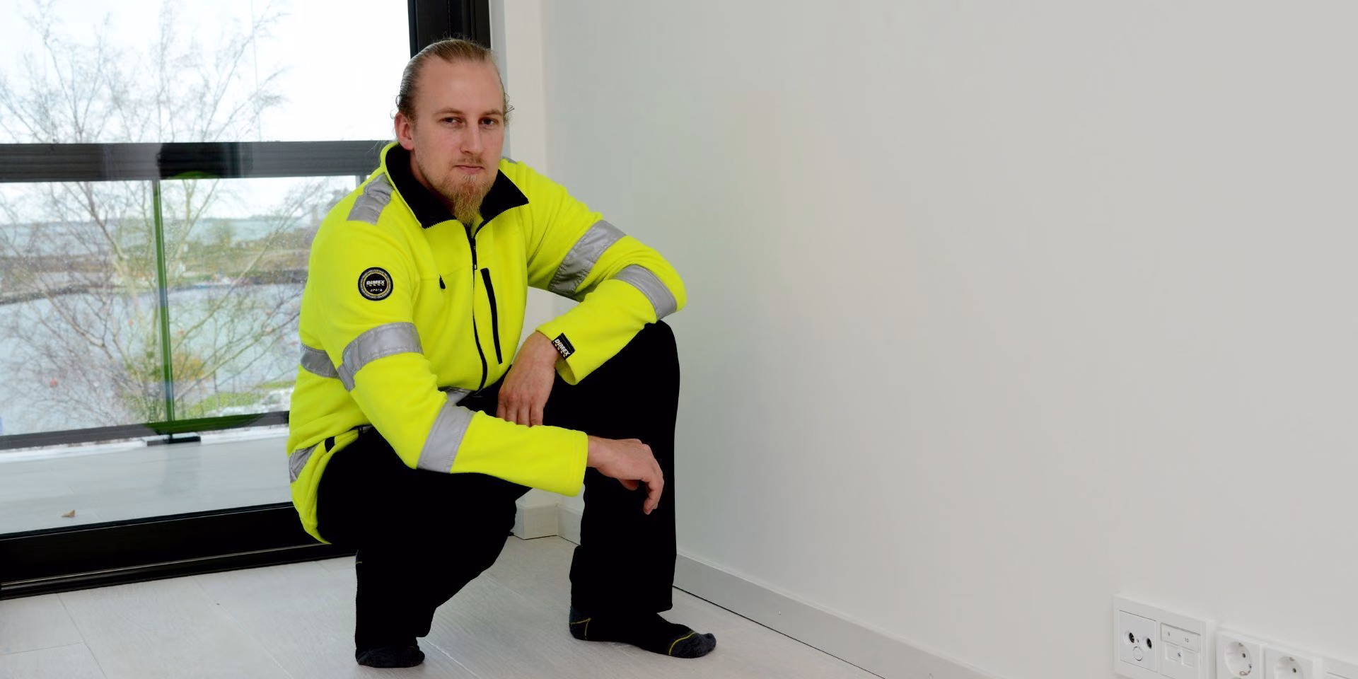 Statybos darbų vadovas Dennisas Hinderssonas patenkintas rezultatu.
