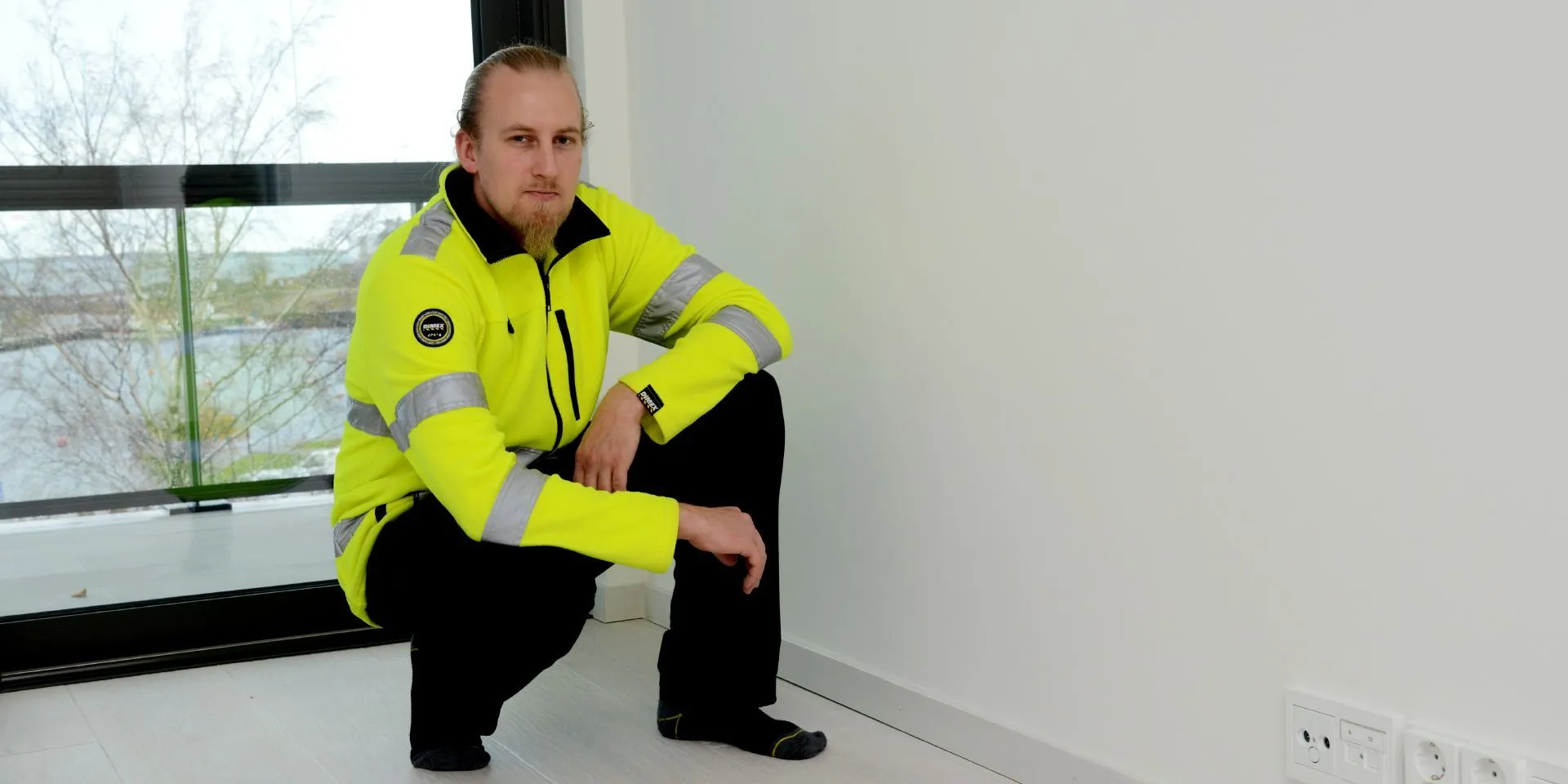 Statybos darbų vadovas Dennisas Hinderssonas patenkintas rezultatu.
