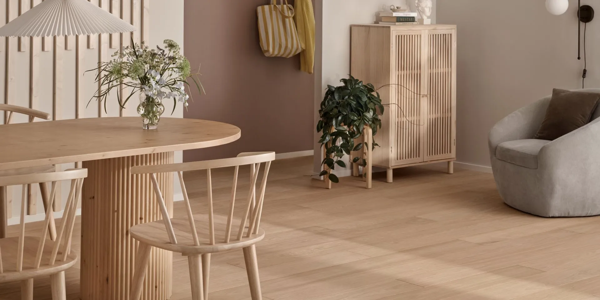 Floor varnished with Pontti floor lacquer 5