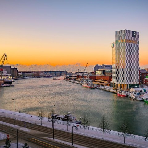 Viešbutis „Clarion“ puošia Helsinkio panoramą