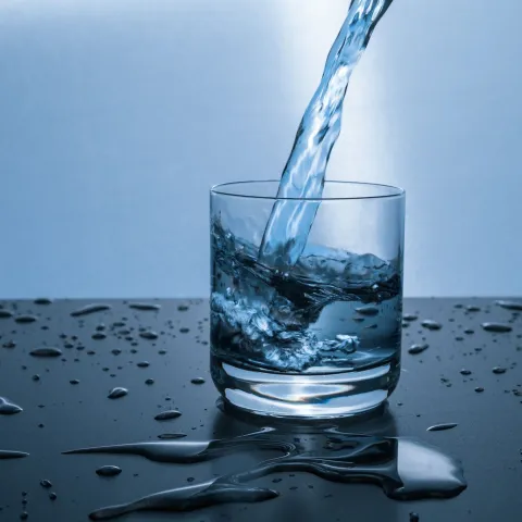 glass of water