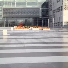 Concrete floors for outdoor areas