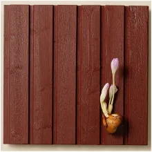 Populiari raudona medinių fasadų spalva – „Menninkäinen“ (D110)