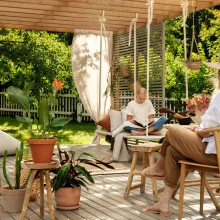 terasa ir lauko baldai