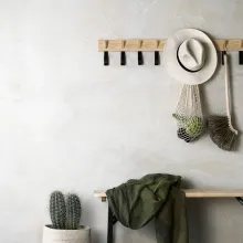 Netvarkingai tinkuoto paviršiaus efektas