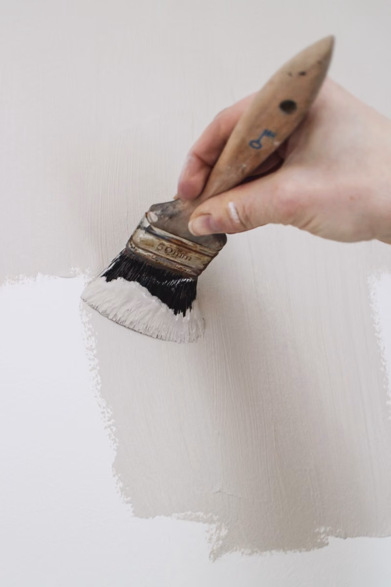 Finish with a brush