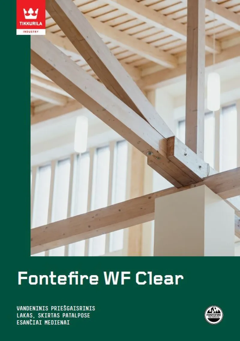 Tikkurila Fontefire WF Clear brošiūra