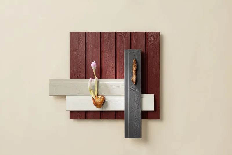 wooden facade colour palette